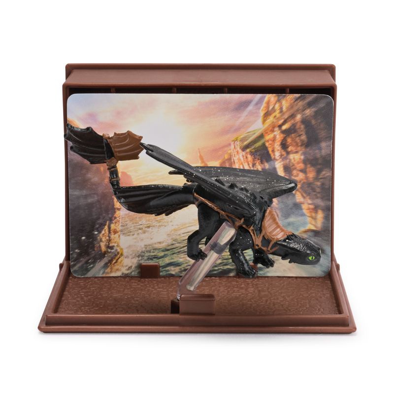 Dragon Trainer figura con carte nel libro dei draghi