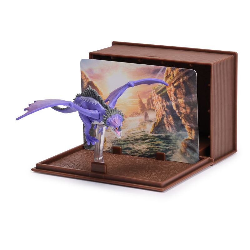 Dragon Trainer figura con carte nel libro dei draghi