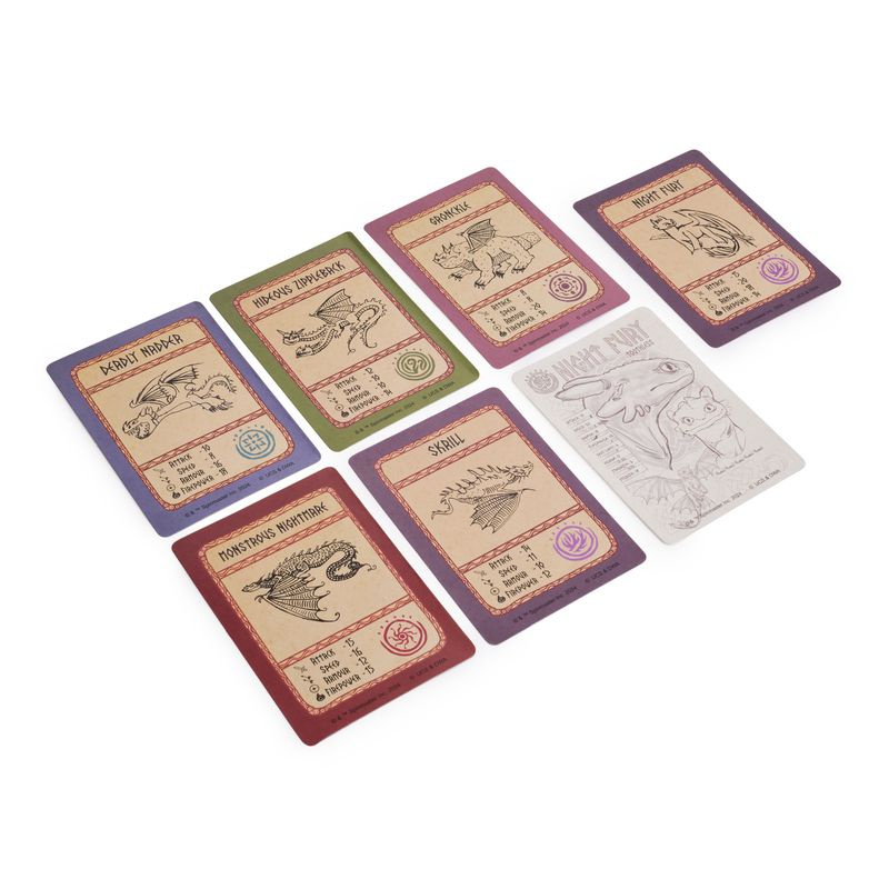 Dragon Trainer figura con carte nel libro dei draghi