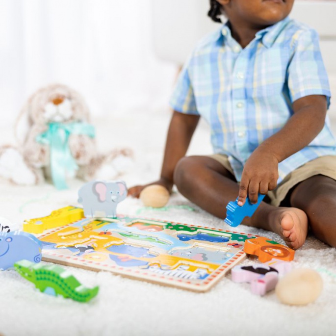 Melissa & Doug puzzle in legno animali dello zoo