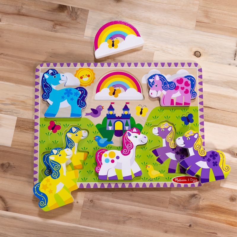 Melissa & Doug puzzle in legno con unicorni