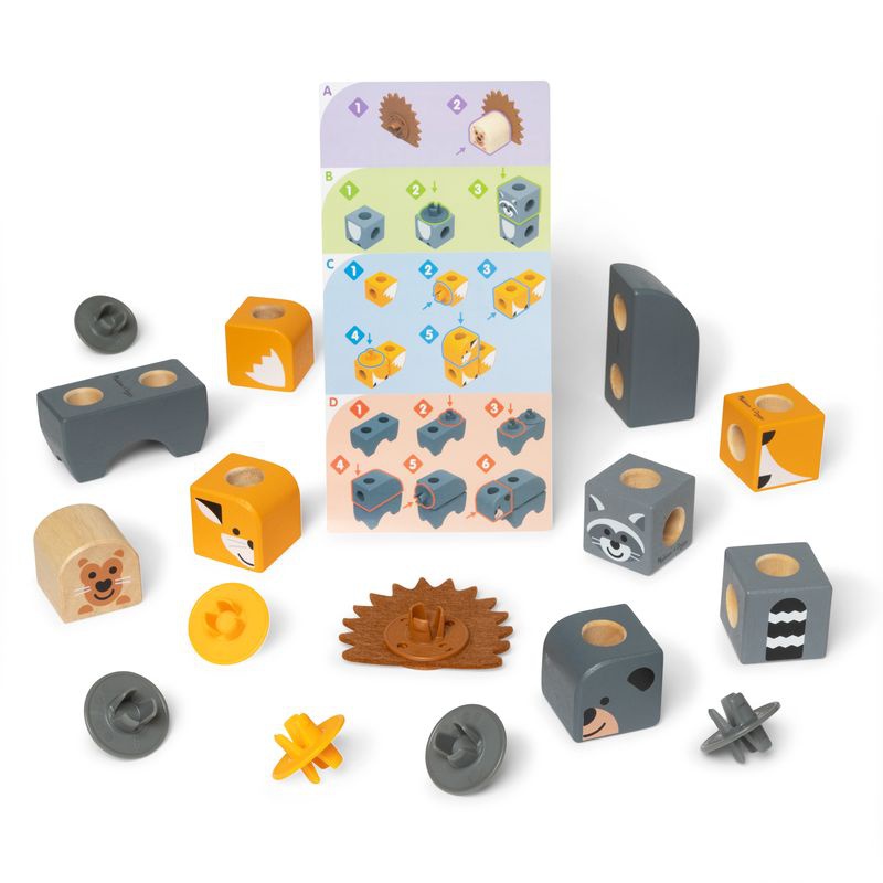 Melissa & Doug Blockables set da costruzione selvaggia