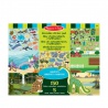 Melissa & Doug adesivi riutilizzabili con base - mondo degli animali