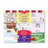 Melissa & Doug adesivi riutilizzabili con base - casa