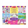 Melissa & Doug adesivi riutilizzabili con base - castello