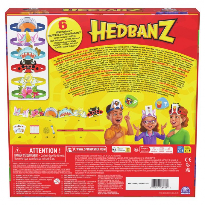 Spin Master Games gioco di società indovinelli Hedbanz 2025