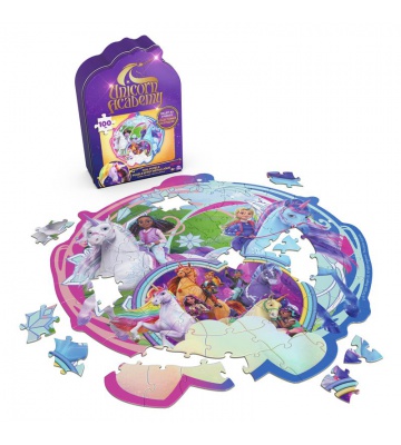 Puzzle Unicorn Academy Avventura Gelida 100 Pezzi