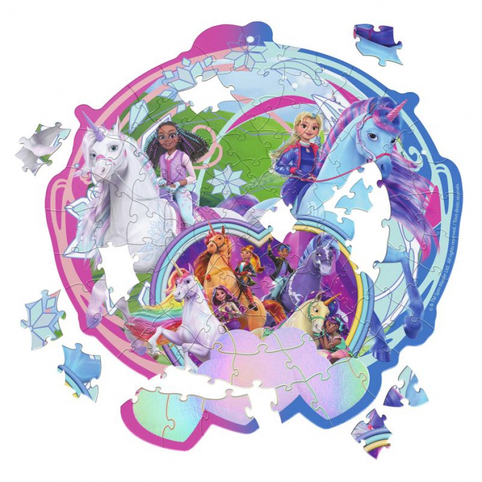 Puzzle Unicorn Academy Avventura Gelida 100 Pezzi