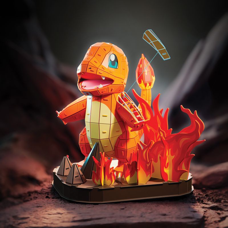 Puzzle Pokémon Charmander 3D