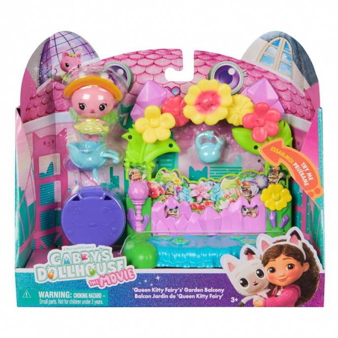 Gabby’s Dollhouse nel film: set giocattolo balcone giardino