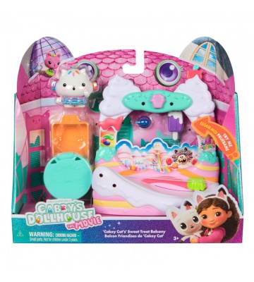 Gabby’s Dollhouse nel film: set di gioco con balcone pasticceria