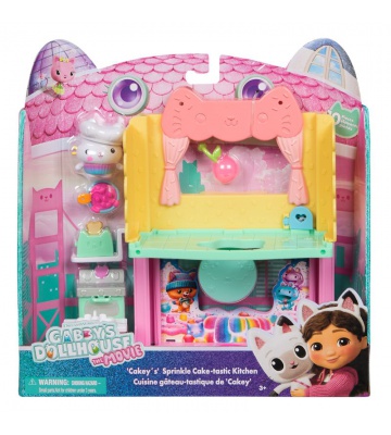 La casa delle bambole di Gabby nel film: stanzetta per la grande casa con cucinino