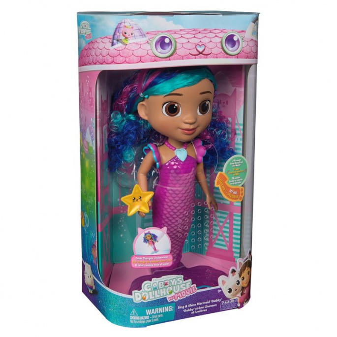 Gabby’s Dollhouse nel film: la sirena Gabby con suoni