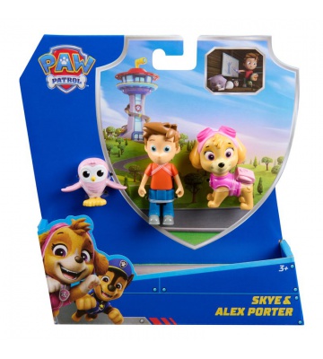Paw Patrol figurina Skye e Alex Porter