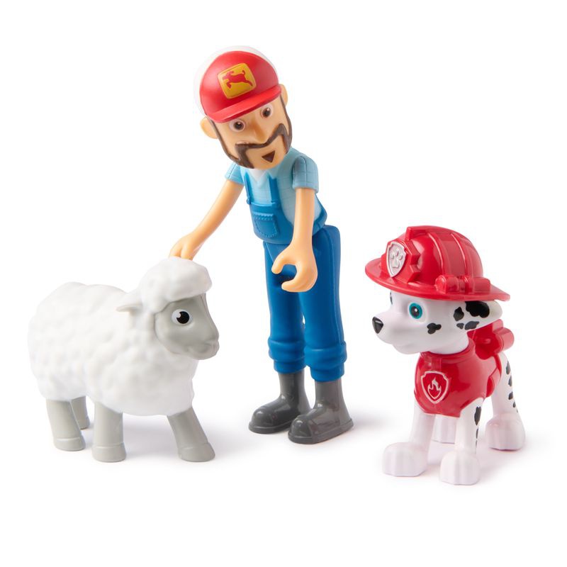 Paw Patrol Figura Marshall e Contadino Al