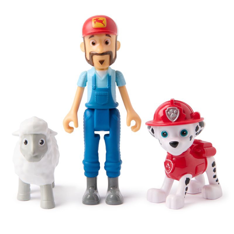 Paw Patrol Figura Marshall e Contadino Al