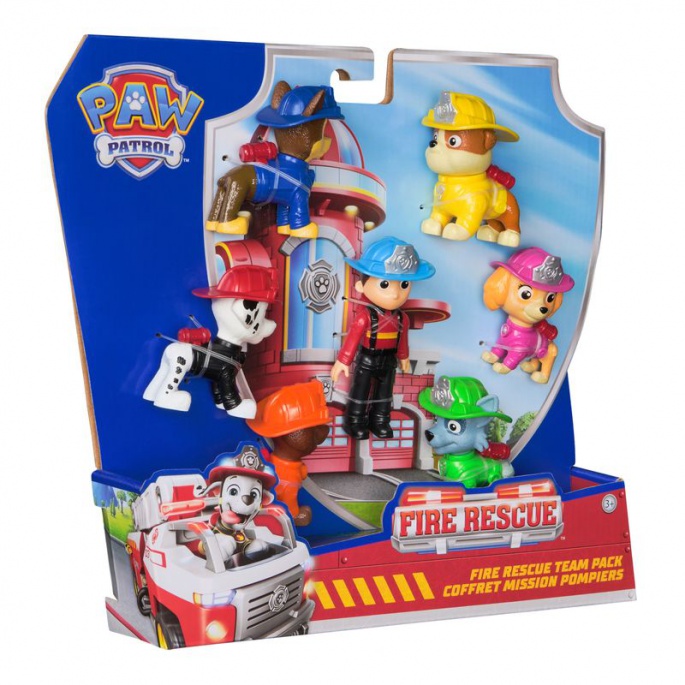 Paw Patrol Fire Rescue confezione multipla di figurine