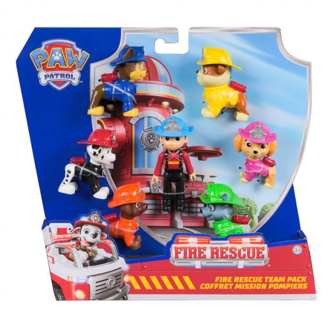 Paw Patrol Fire Rescue confezione multipla di figurine