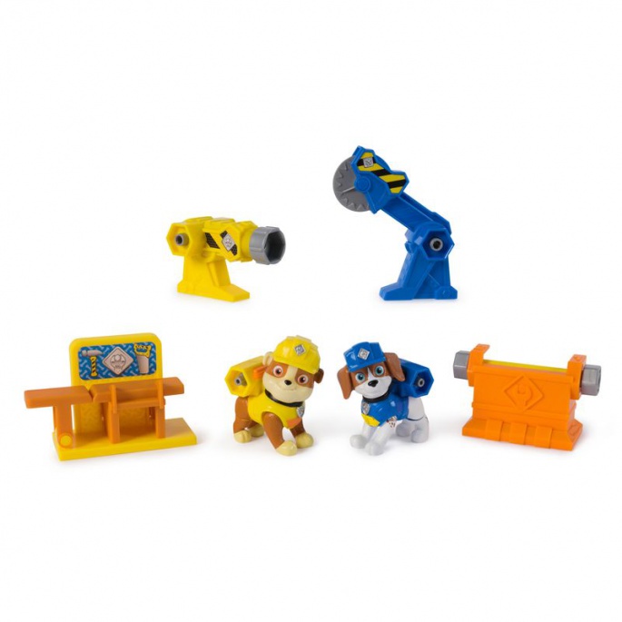 Rubble & Crew figure Rubble e Wheeler con accessori
