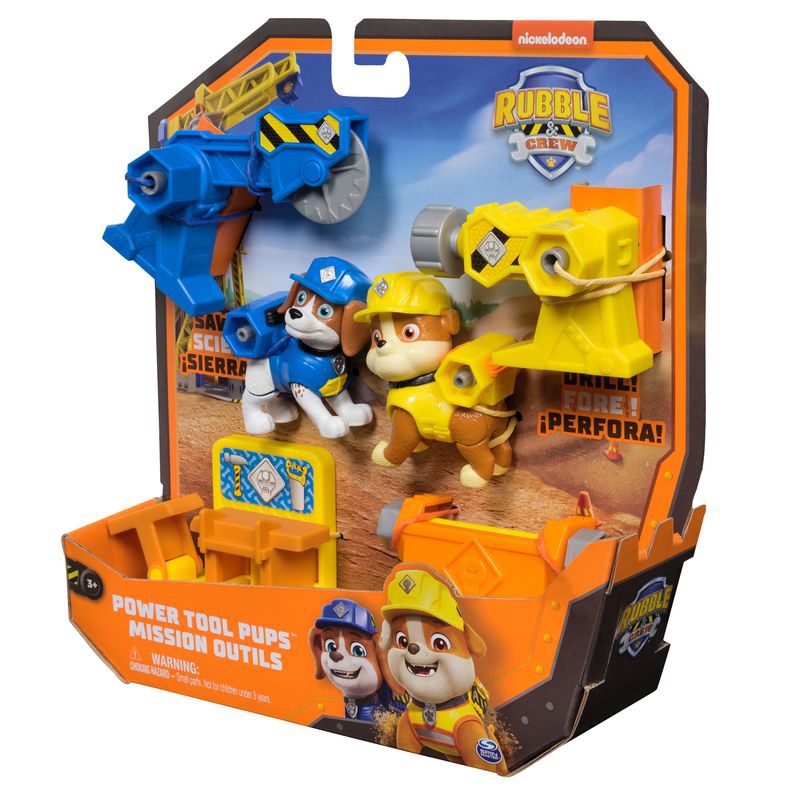 Rubble & Crew figure Rubble e Wheeler con accessori