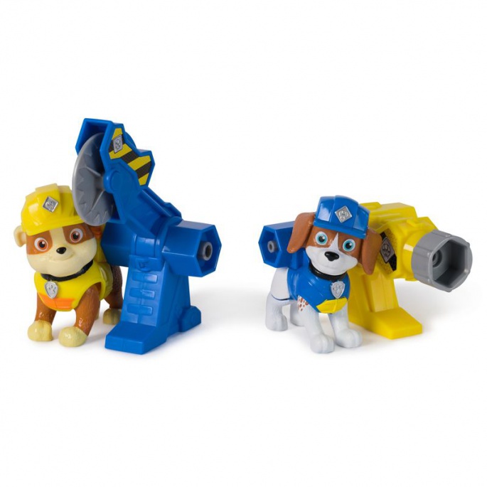 Rubble & Crew figure Rubble e Wheeler con accessori