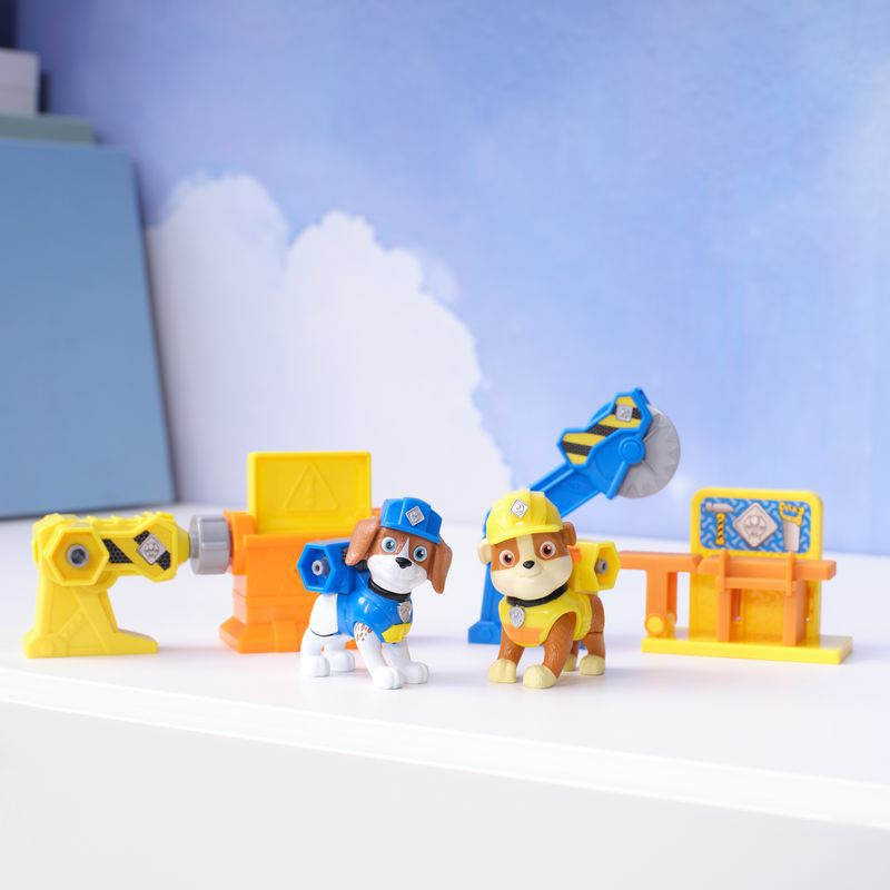 Rubble & Crew figure Rubble e Wheeler con accessori