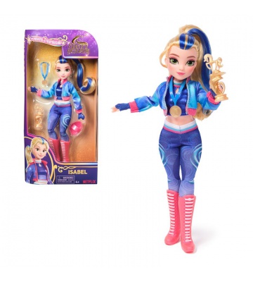 Bambola Isabel di Unicorn Academy con coppa e medaglia 24 cm