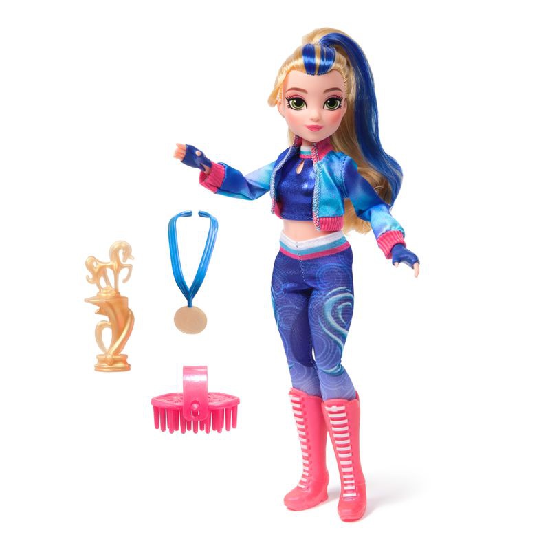 Bambola Isabel di Unicorn Academy con coppa e medaglia 24 cm