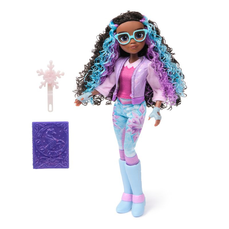 Unicorn Academy bambola Layla con libro 24 cm