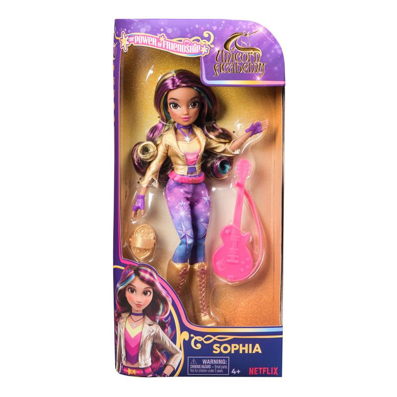 Unicorn Academy bambola Sophia con chitarra 24 cm