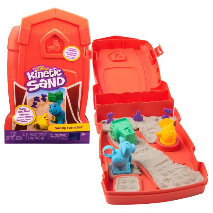 Kinetic Sand Prima Fattoria Set di Giochi