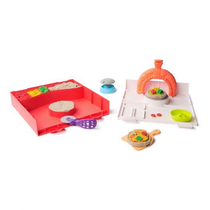 Kinetic Sand: Produzione di pizza