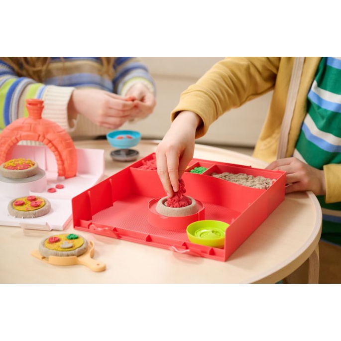 Kinetic Sand: Produzione di pizza