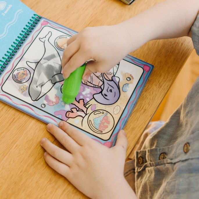 Melissa & Doug Water WOW con animali magici dell'acqua