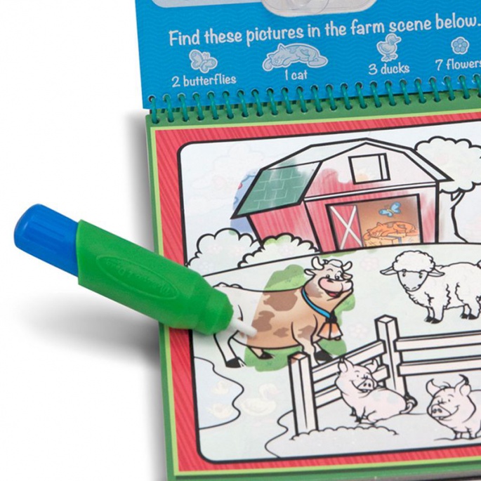 Melissa & Doug Water WOW con animali magici dell'acqua