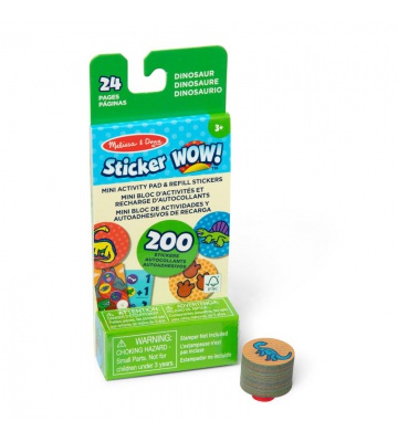 Melissa & Doug Sticker WOW ricariche adesivi dinosauri