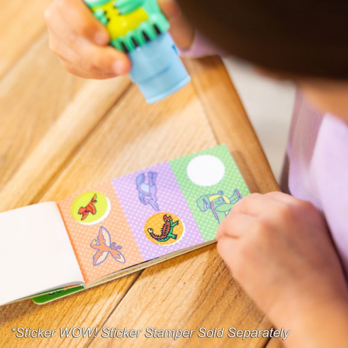 Melissa & Doug Sticker WOW ricariche adesivi dinosauri
