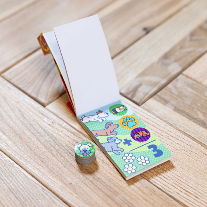 Melissa & Doug Sticker WOW set di adesivi animali