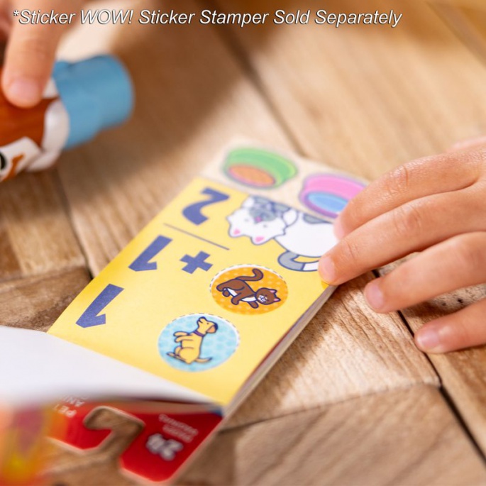 Melissa & Doug Sticker WOW set di adesivi animali