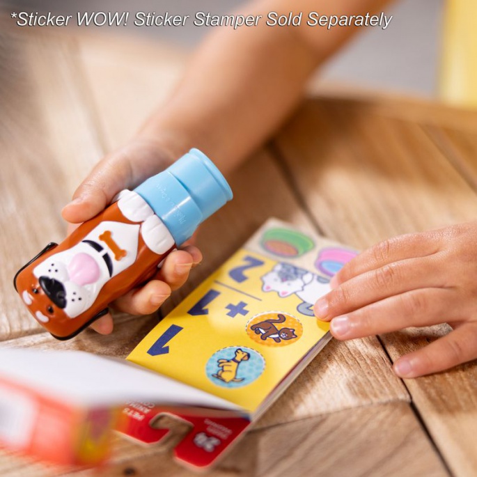 Melissa & Doug Sticker WOW set di adesivi animali