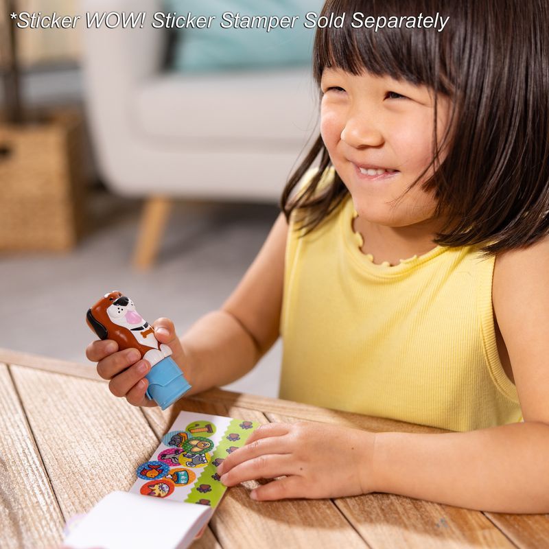 Melissa & Doug Sticker WOW set di adesivi animali