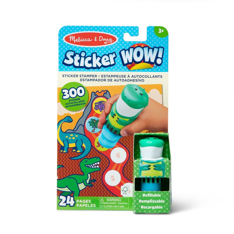 Sticker WOW adesivi dinosauri di Melissa & Doug