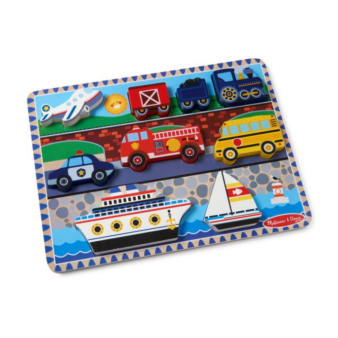 Puzzle in legno Melissa & Doug veicoli