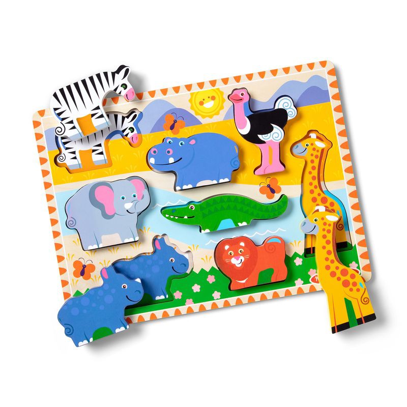 Melissa & Doug puzzle in legno animali dello zoo