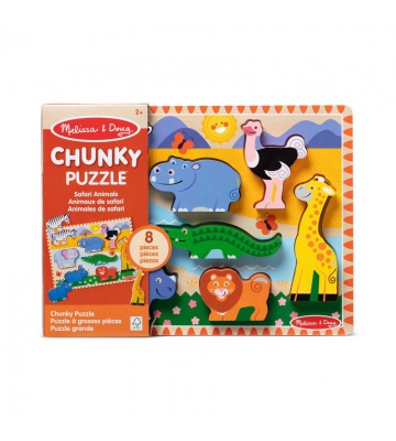 Melissa & Doug puzzle in legno animali dello zoo