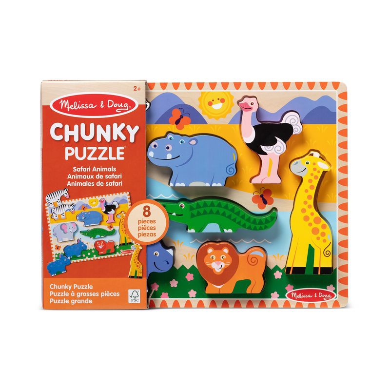 Melissa & Doug puzzle in legno animali dello zoo