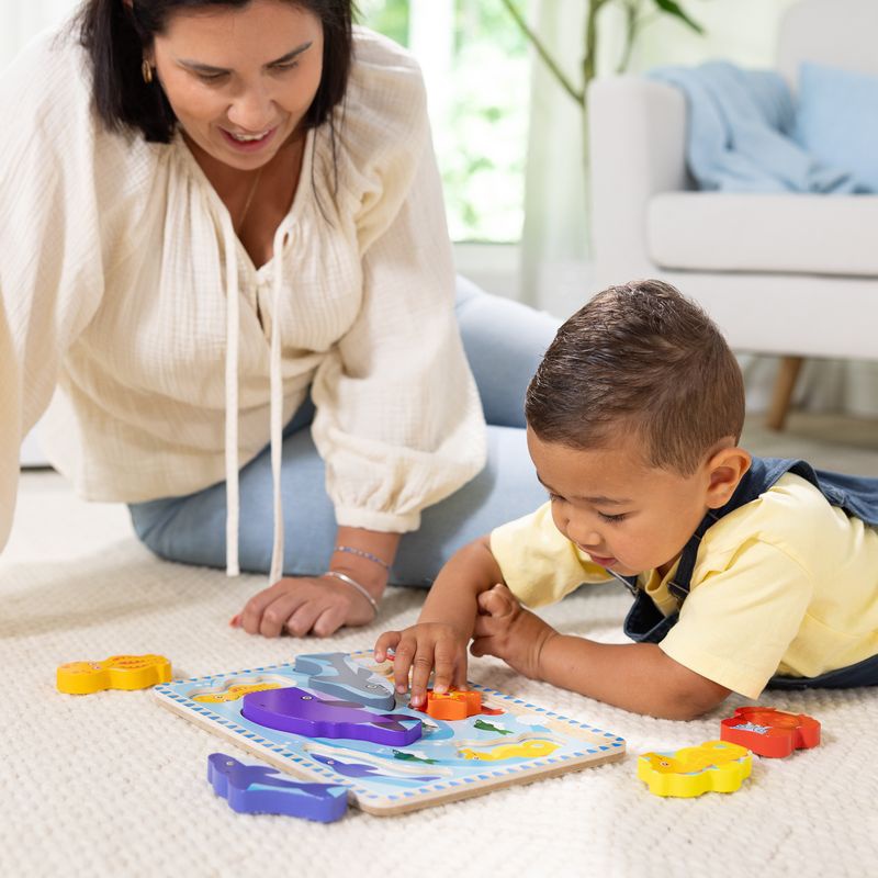 Melissa & Doug puzzle in legno animali marini