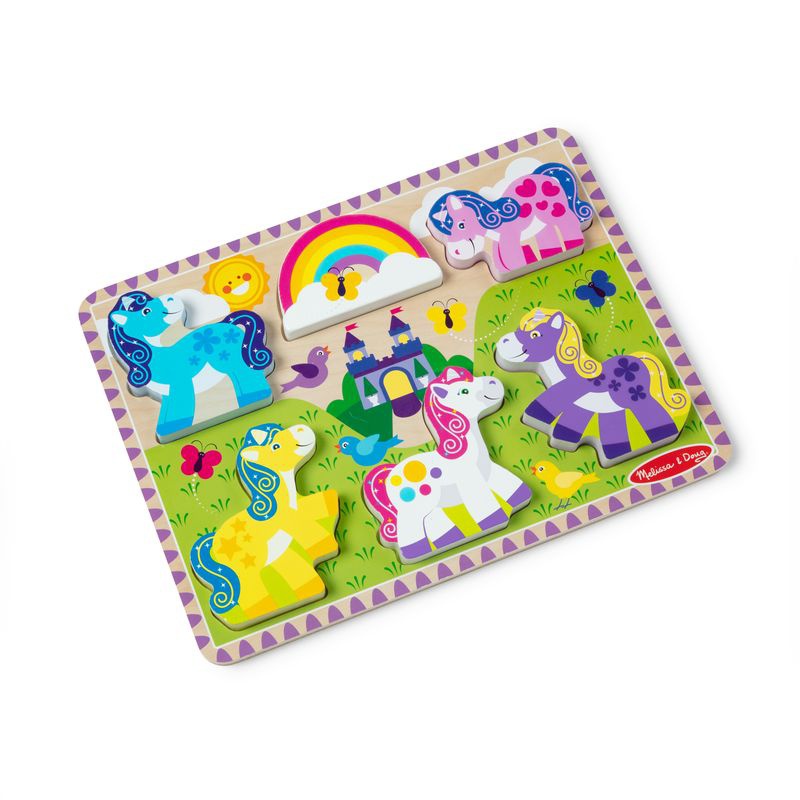 Melissa & Doug puzzle in legno con unicorni