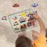 Melissa & Doug puzzle in legno con effetti sonori veicoli