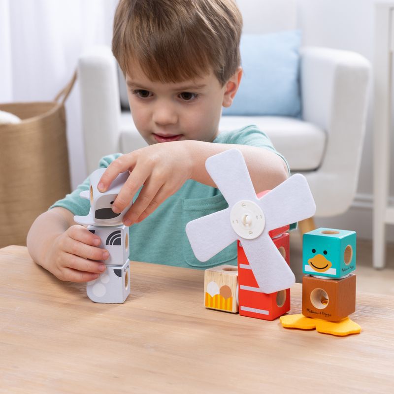 Melissa & Doug Blockables set da costruzione fattoria